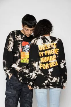 CASH Delete My Number L/S Bleach Wash