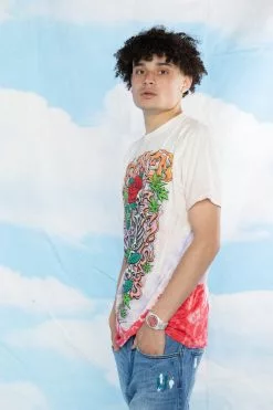 BROKEN PROMISES Up In Smoke V-Dye S/S Tee - BPxYH Shirts