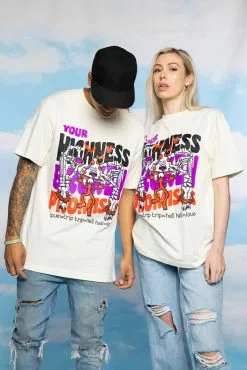 BROKEN PROMISES Love Trip Tee Natural - BPxYH