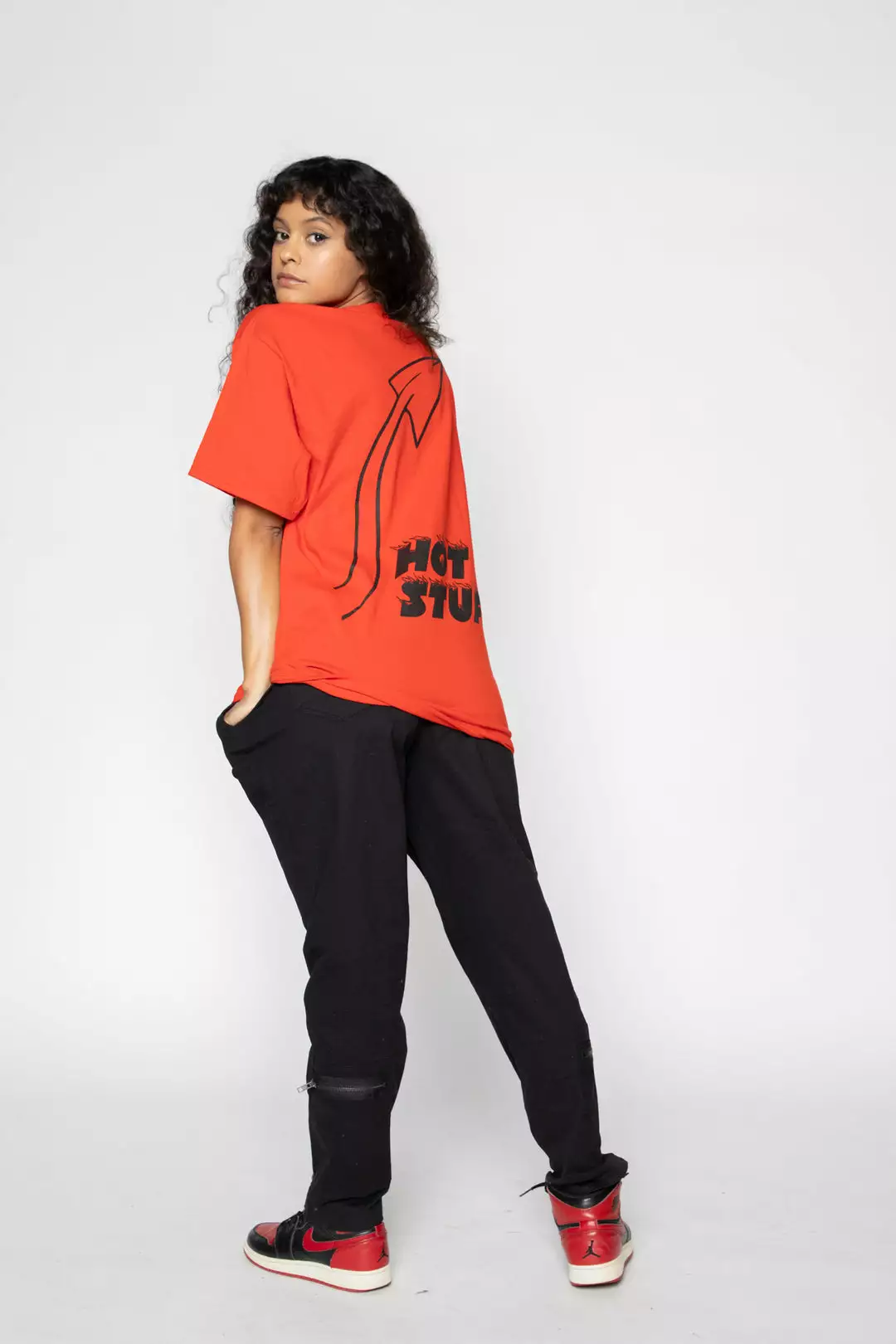 BROKEN PROMISES Shirts Teardrop Tee Red - BP X Hot Stuff