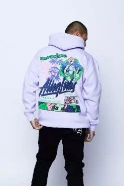 CASH Hoodies BP X Alienlabs Outer Space Hoodie Lavender