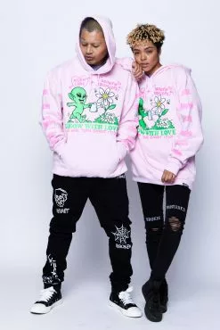 CASH Hoodies BP X Alienlabs Grow With Love Hoodie Pink