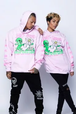 CASH Hoodies BP X Alienlabs Grow With Love Hoodie Pink