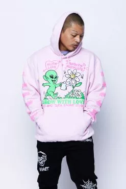CASH Hoodies BP X Alienlabs Grow With Love Hoodie Pink