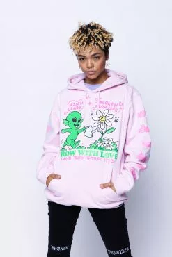 CASH Hoodies BP X Alienlabs Grow With Love Hoodie Pink