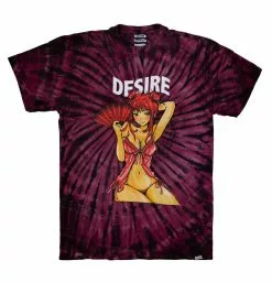 BROKEN PROMISES Shirts Desire Anime Tie Dye Tee
