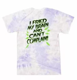 BROKEN PROMISES Shirts Fried Tie Dye Tee Lavender