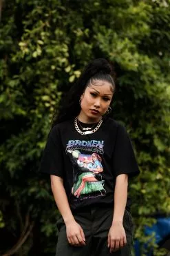 BROKEN PROMISES Skeptic Tee Black