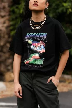 BROKEN PROMISES Skeptic Tee Black