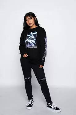 BROKEN PROMISES Shirts Cyborg Girl L/S Black