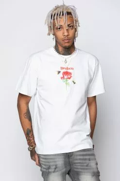 BROKEN PROMISES Shirts Happy On The Outside S/S White