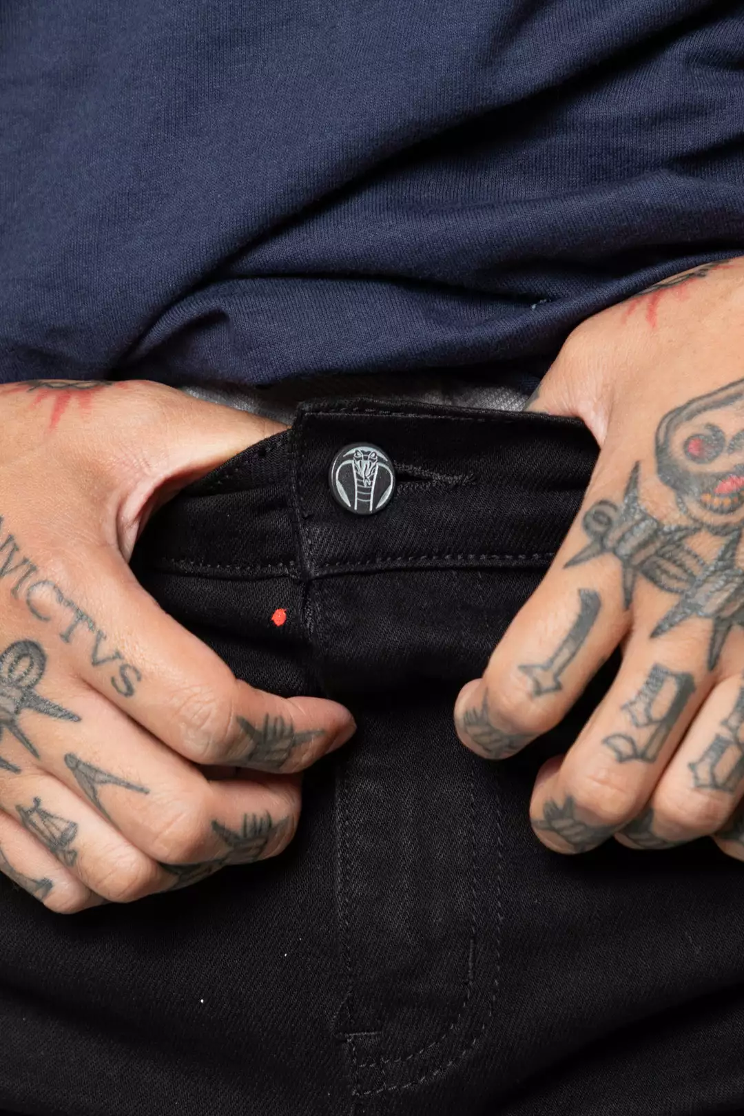 CASH Hell Bound Spatter Denim Bottoms