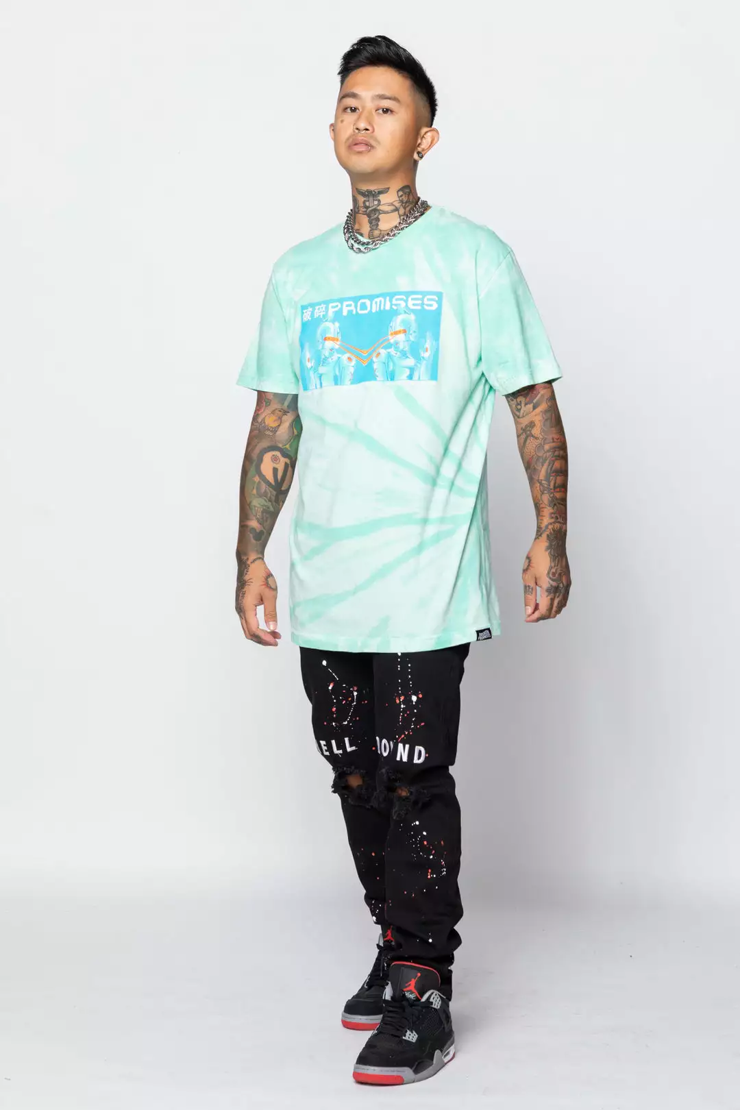 BROKEN PROMISES Eye To Eye Tie Dye Tee