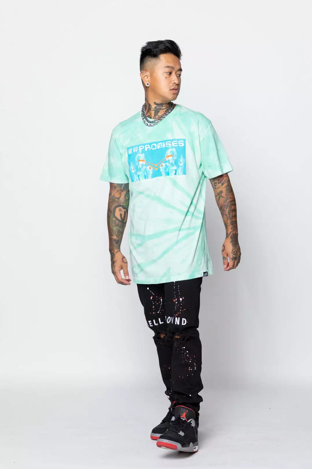 BROKEN PROMISES Eye To Eye Tie Dye Tee