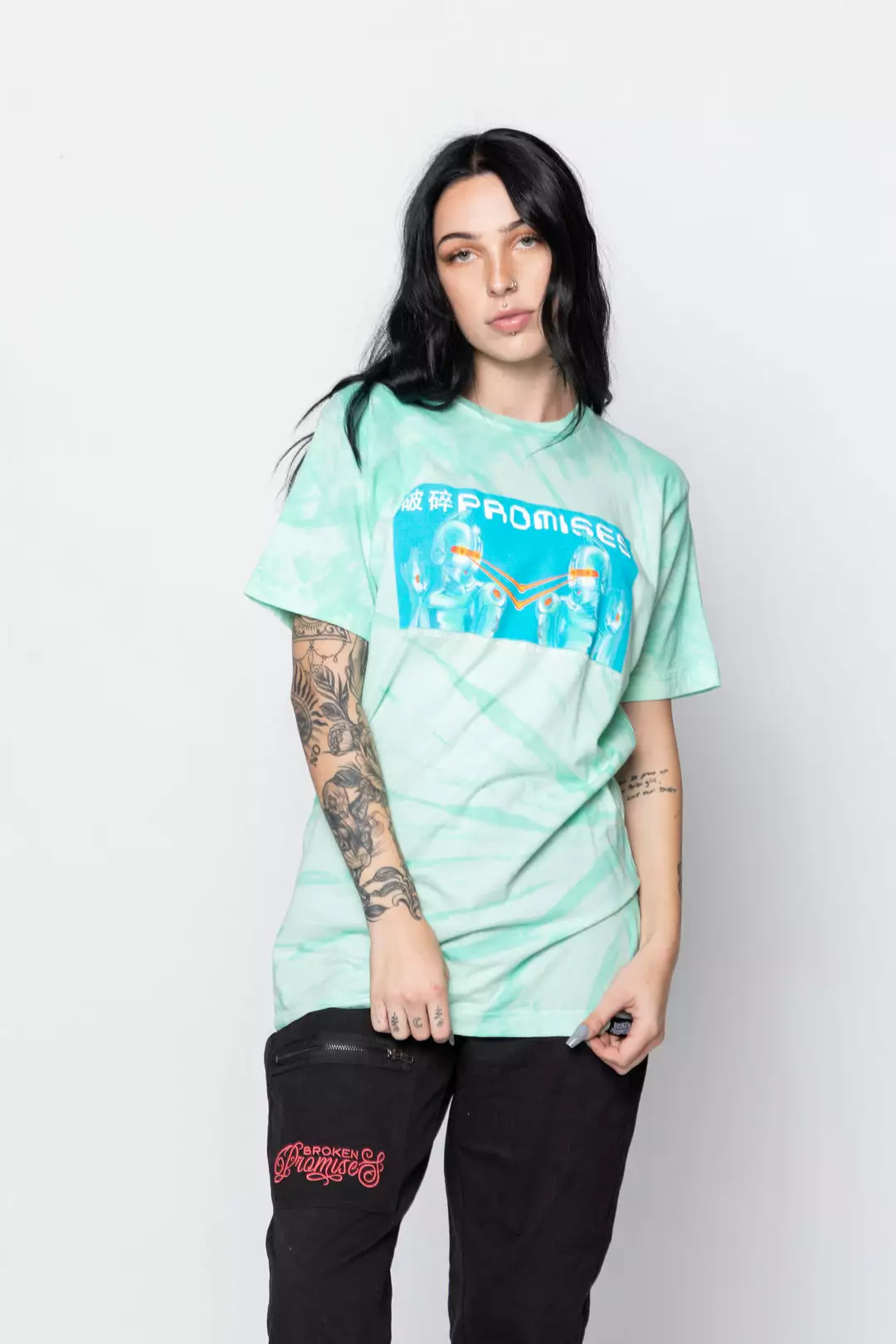 BROKEN PROMISES Eye To Eye Tie Dye Tee