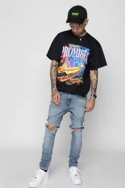 CASH Up's And Down's Tee Black