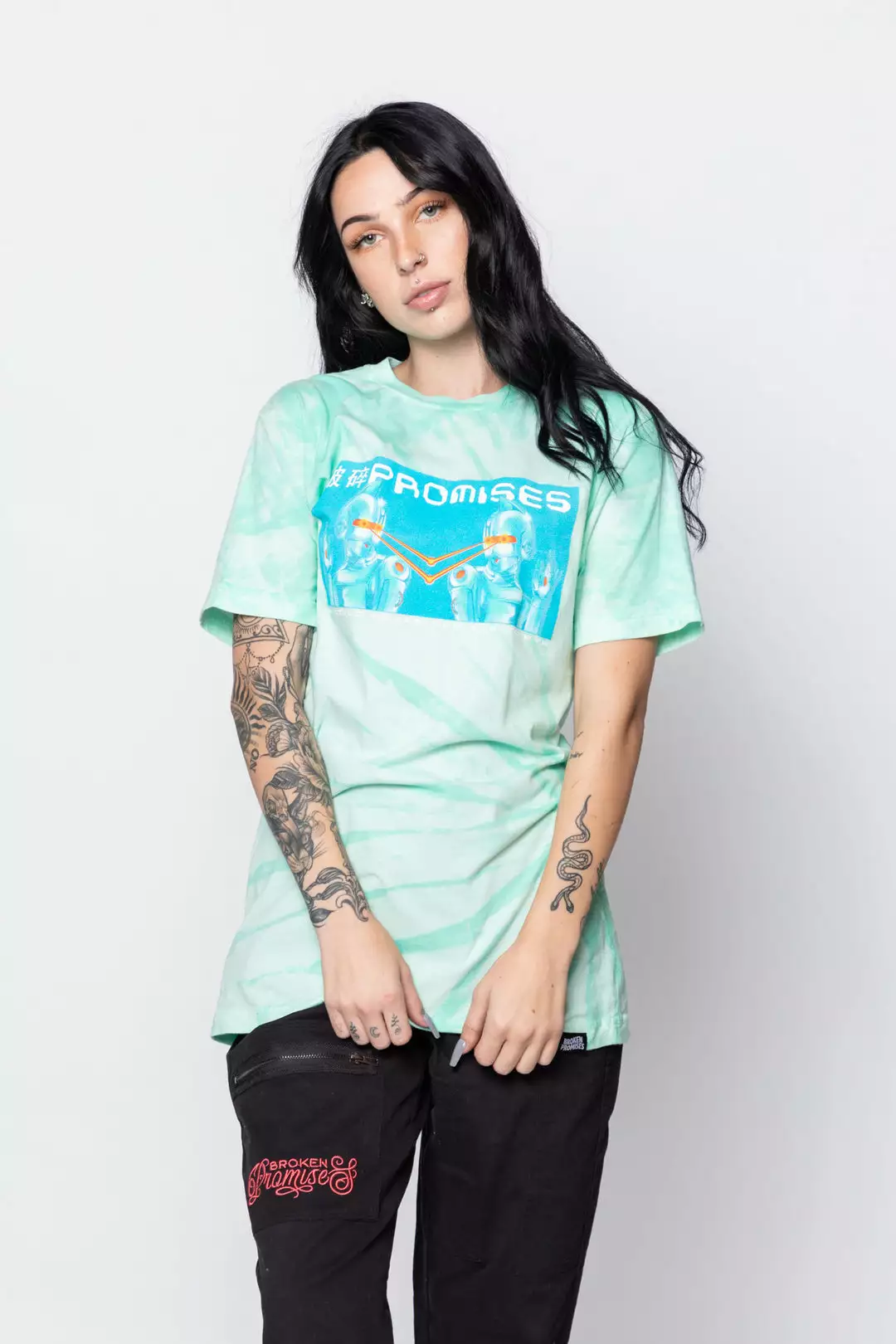 BROKEN PROMISES Eye To Eye Tie Dye Tee