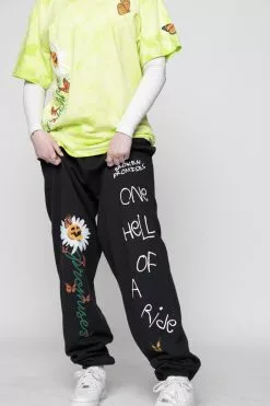 CASH Bottoms Hell Of A Ride Sweatpants Black