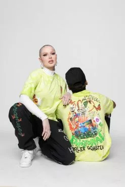 CASH Shirts Pour Out Tie Dye Tee Lemon Lime