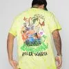 CASH Shirts Pour Out Tie Dye Tee Lemon Lime