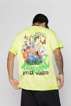 CASH Shirts Pour Out Tie Dye Tee Lemon Lime