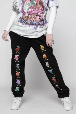 BROKEN PROMISES BP Feeled Guide Sweatpants Black Bottoms