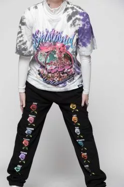 BROKEN PROMISES BP Feeled Guide Sweatpants Black Bottoms