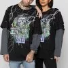 BROKEN PROMISES Gates Of Hell Stacked L/S Tee