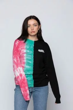 CASH Shirts Wave Logo Tri-Color L/S