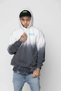 BROKEN PROMISES Snowglobe Dip Dye Sweatshirt