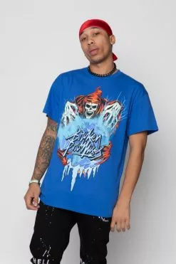 BROKEN PROMISES Froze Over Tee Royal Shirts