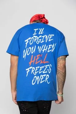 BROKEN PROMISES Froze Over Tee Royal Shirts