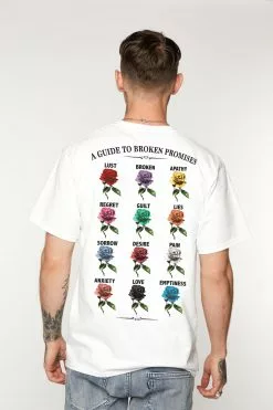 BROKEN PROMISES Feeled Guide SST White Shirts