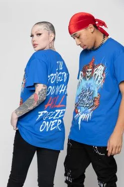 BROKEN PROMISES Froze Over Tee Royal Shirts