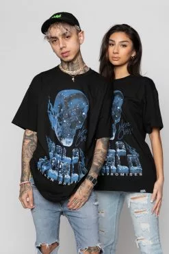 BROKEN PROMISES Shirts Cold World Tee Black