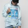 BROKEN PROMISES Sinking Feeling Tie Dye Hoodie Hoodies