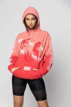 BROKEN PROMISES Hoodies Falling For You Gradient Dye Hoodie