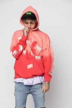 BROKEN PROMISES Hoodies Falling For You Gradient Dye Hoodie