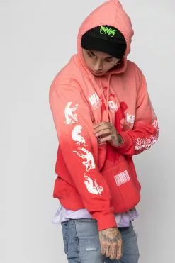 BROKEN PROMISES Hoodies Falling For You Gradient Dye Hoodie