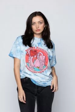 BROKEN PROMISES Shirts Splash Zone Tee Blue