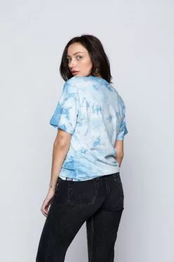 BROKEN PROMISES Shirts Splash Zone Tee Blue