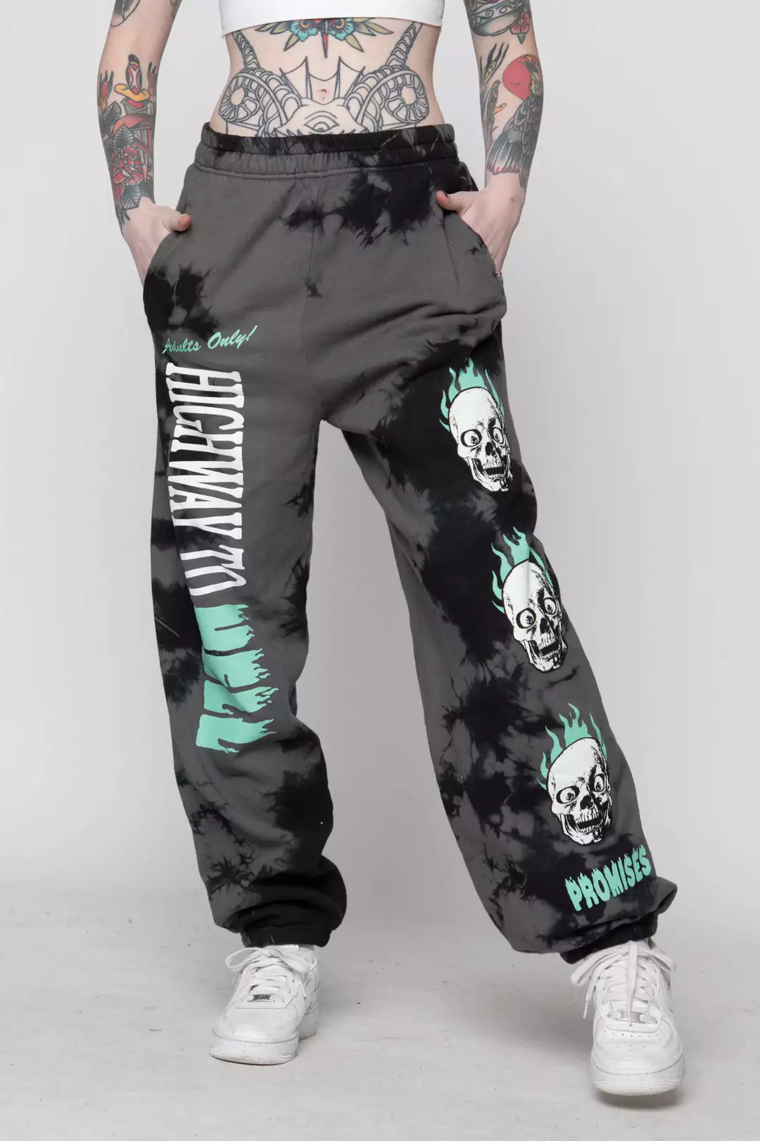 BROKEN PROMISES Bottoms One Way Ticket Sweatpant