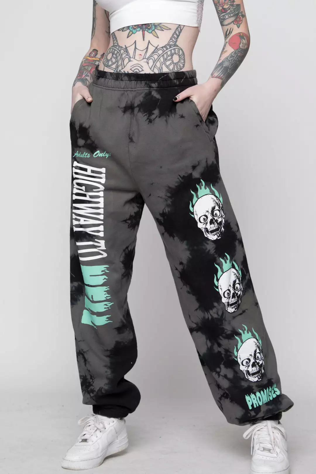 BROKEN PROMISES Bottoms One Way Ticket Sweatpant