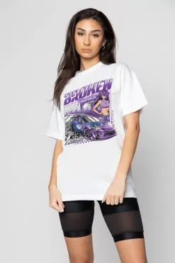 BROKEN PROMISES Drifting Tee White