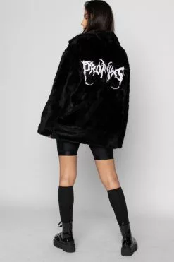 CASH Graveyard Faux Fur Jacket Outerwear