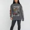 BROKEN PROMISES Coffin Jump Pigment Dye Hoodie