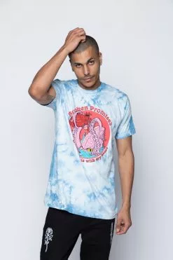 BROKEN PROMISES Shirts Splash Zone Tee Blue
