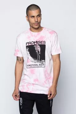 BROKEN PROMISES Beach Break Tee Pink