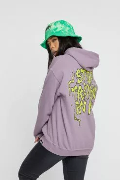 BROKEN PROMISES Trippin On Me Washed Hoodie Hoodies