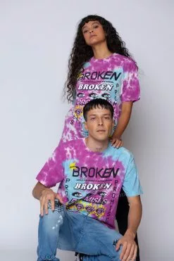 BROKEN PROMISES Pleasure Resides Tie Dye Tee
